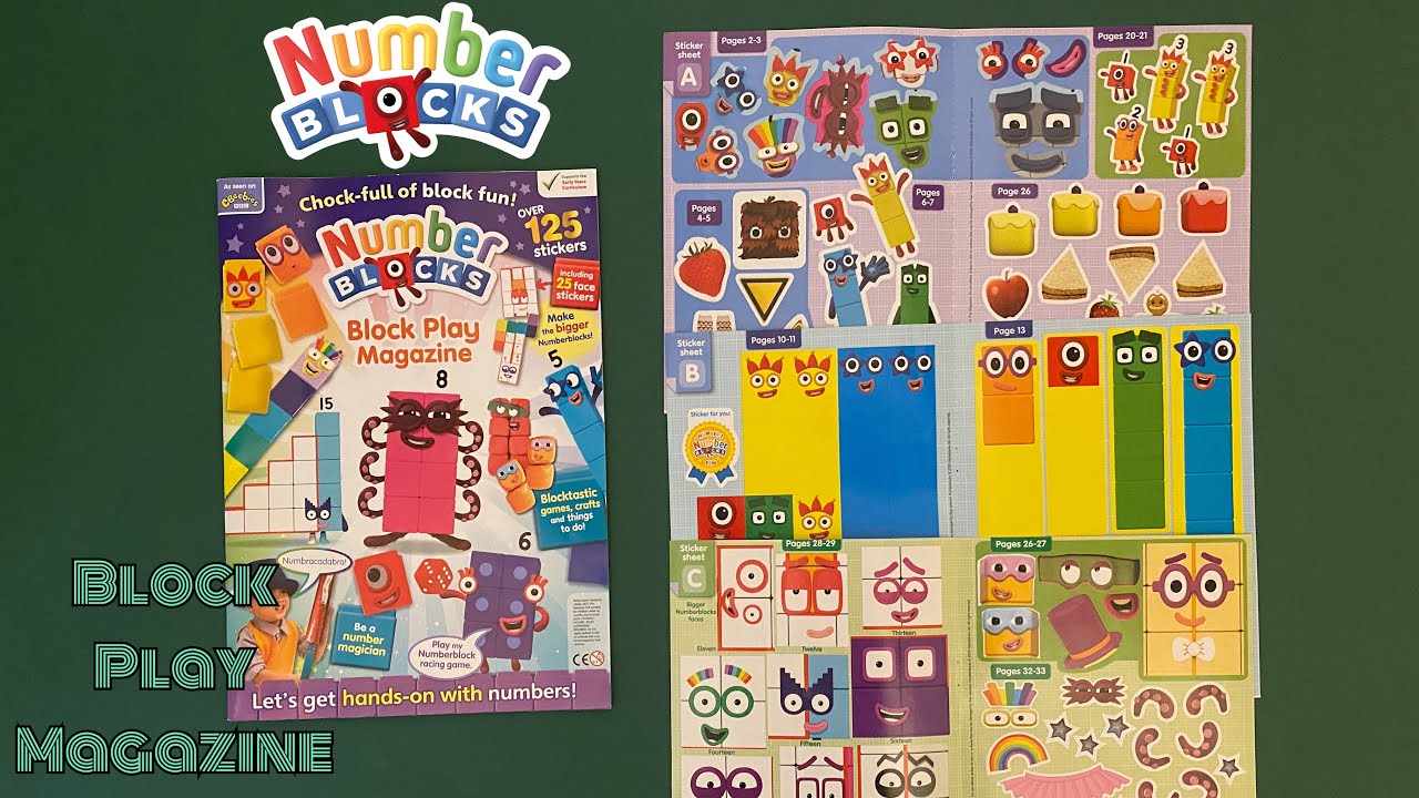Number blocks&mdash; Block play magazine 🤩🤩👍👍😁