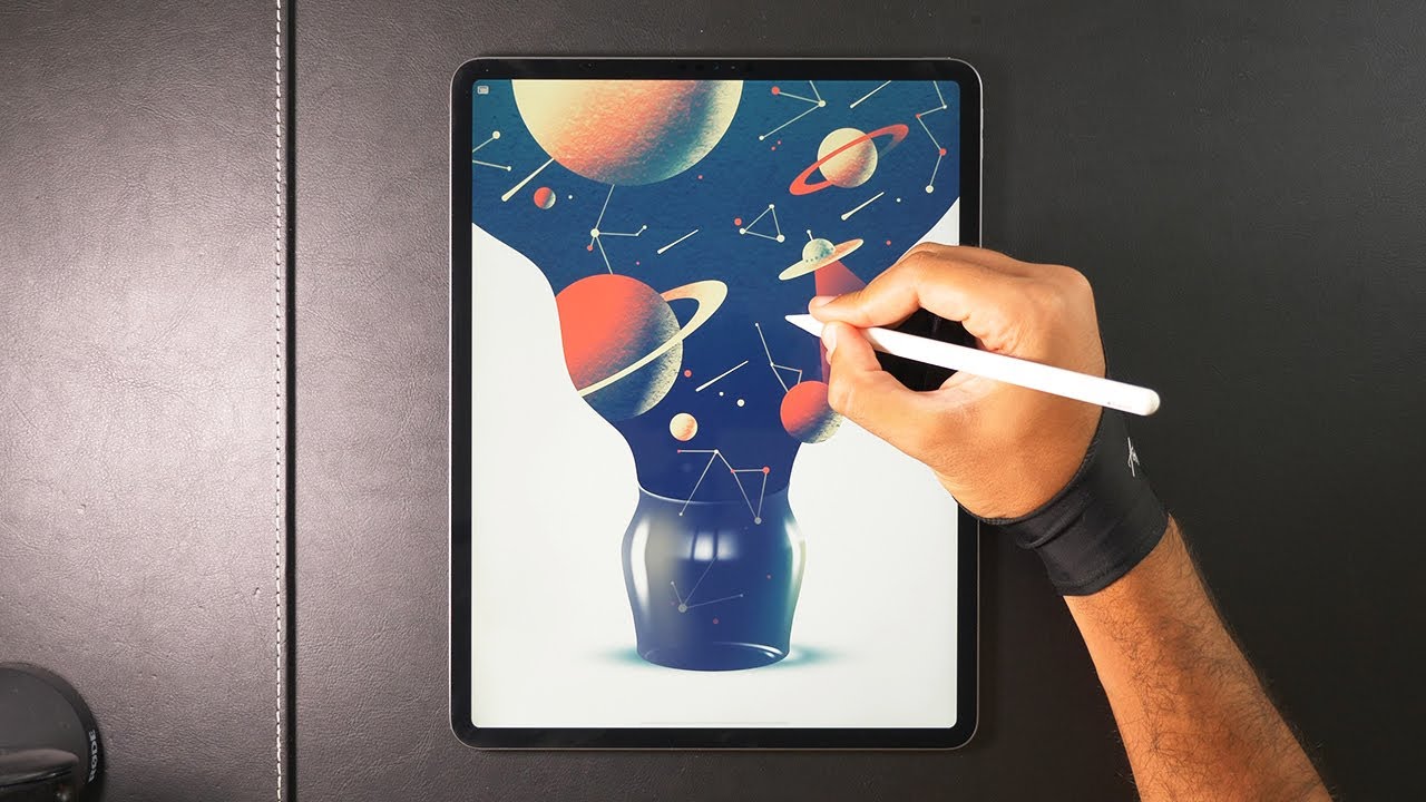 Galaxy Jar 💫 Procreate Drawing
