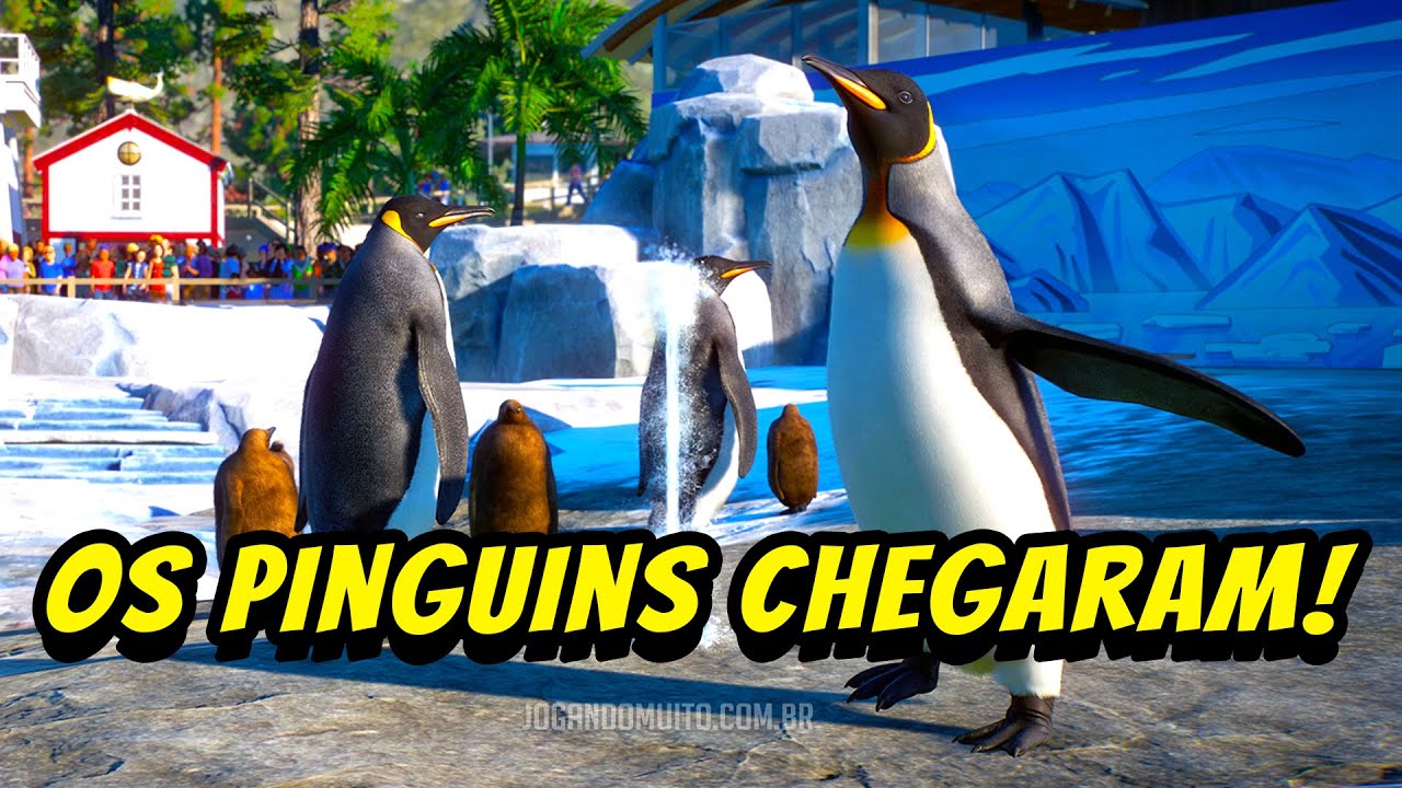OS PINGUINS-REIS CHEGARAM no Zoológico Aquático - Planet Zoo Aquatic Pack