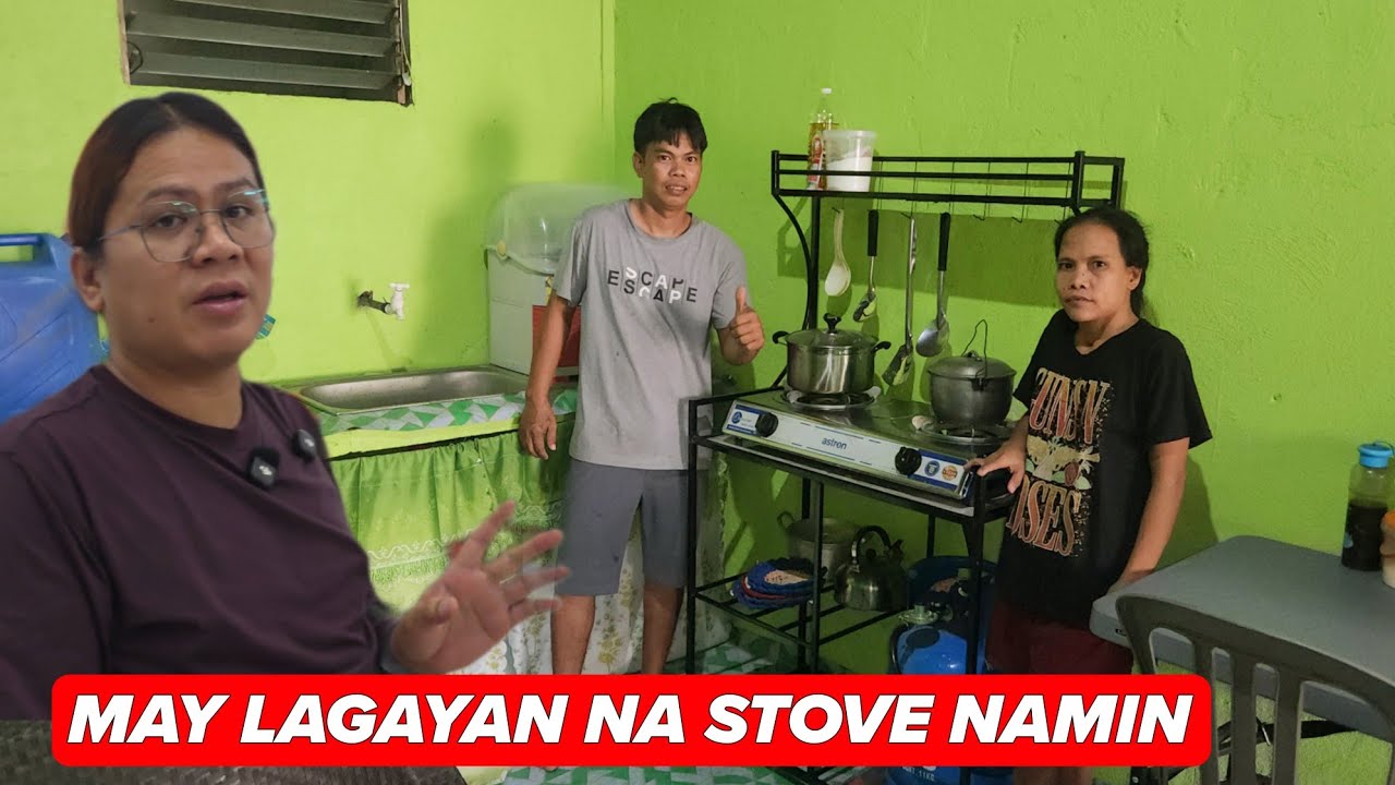BINILHAN KO LAGAYAN NG STOVE NILA JEROME AT PRINCESS 