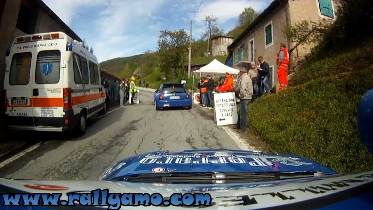 Cameracar Delbono Roberto Mauro Assandri Ps1 Giovetti Rally Valli Del Bormida 2012