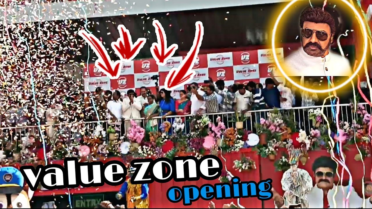 Balakrishna came in Nacharam Value zone Grand open in Nacharam #chichoraboys0651