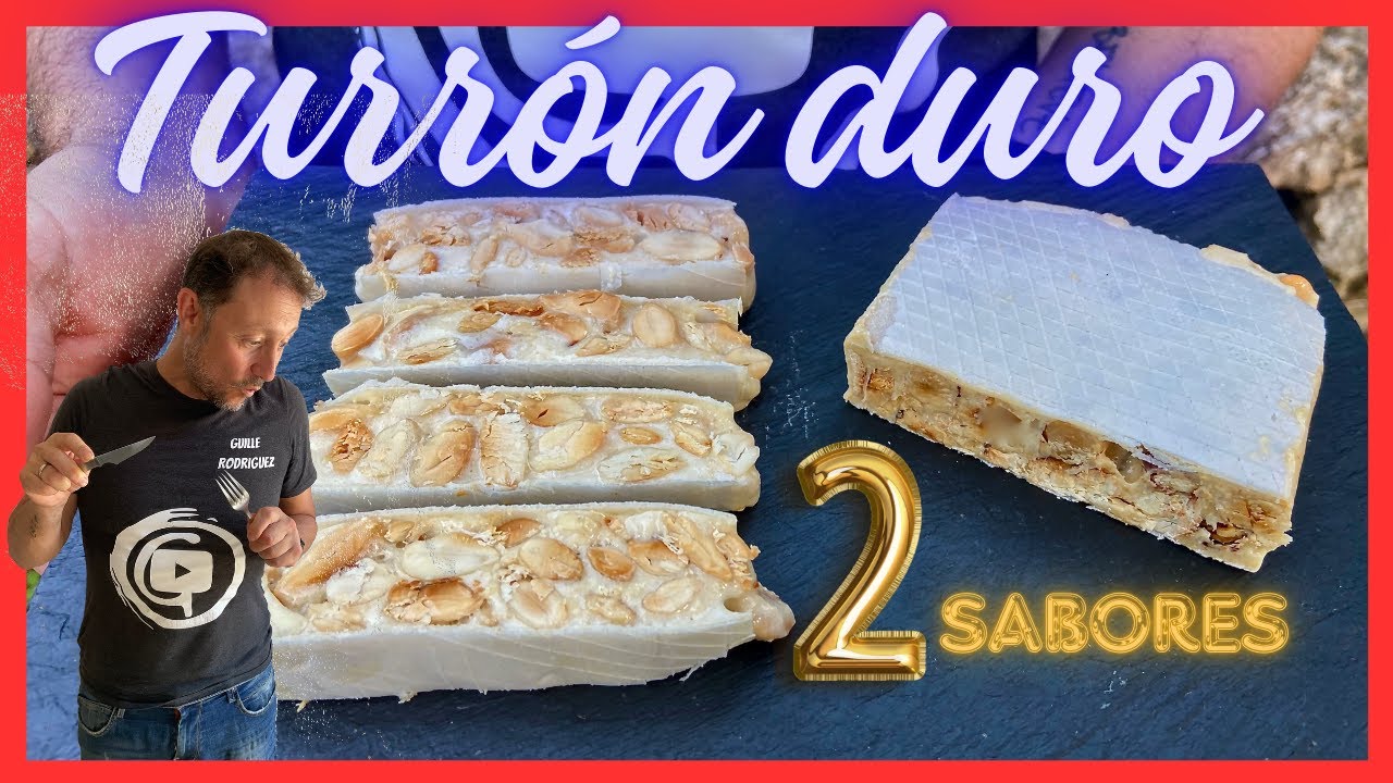 CÓMO HACER TURRÓN DURO (2 SABORES) - GUILLE RODRIGUEZ