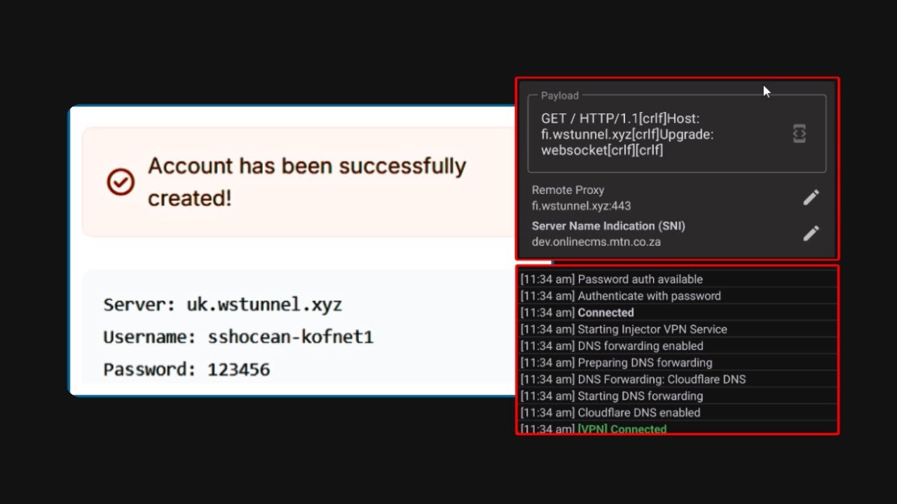 How to Create HTTP Injector Files with SNI + SSH | Free Internet Guide