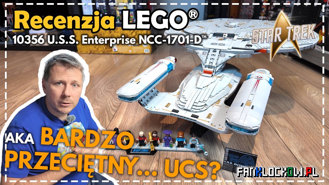 Recenzja: LEGO&reg; 10356 Star Trek: U.S.S. Enterprise NCC-1701-D&trade;