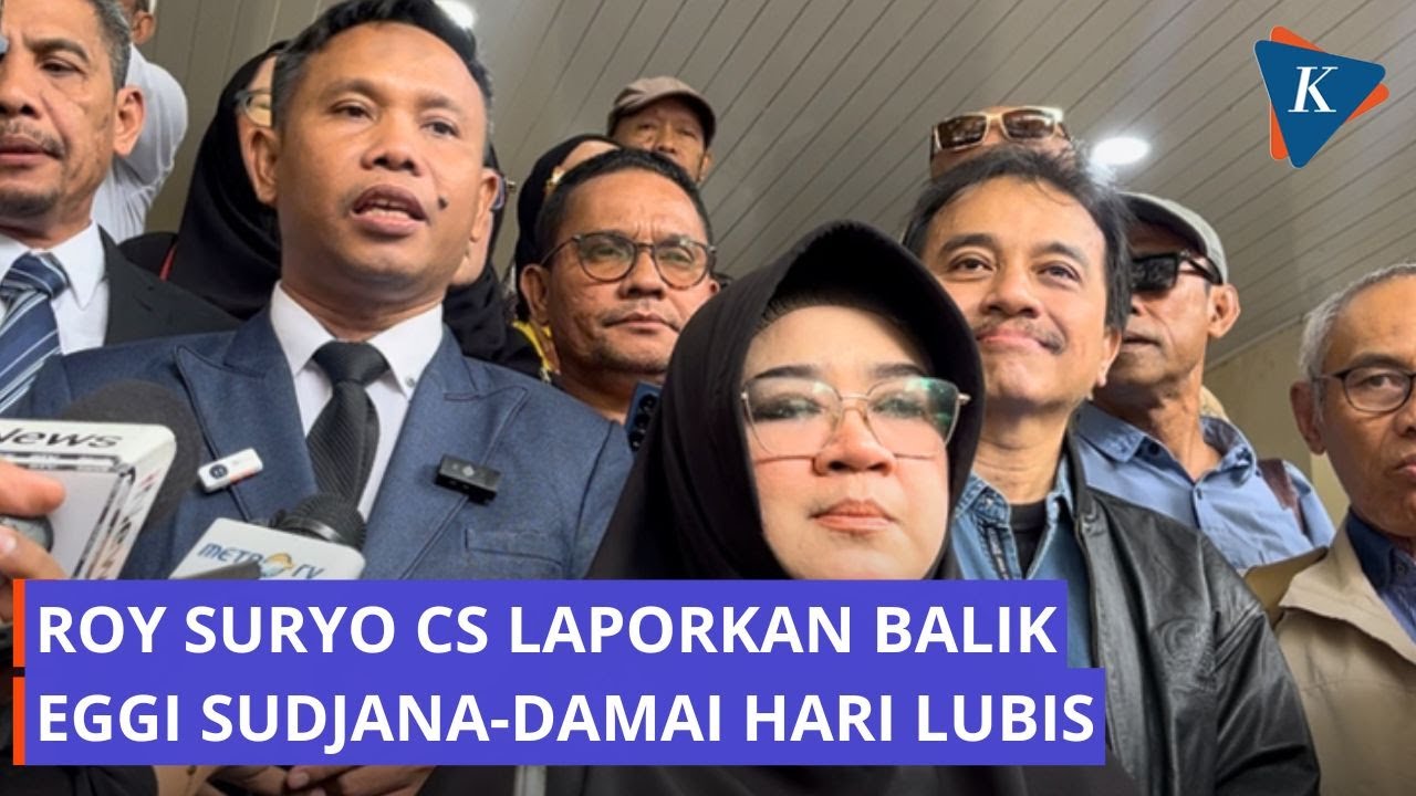 Roy Suryo Laporkan Balik Eggi Sudjana dan Damai Hari Lubis ke Polda Metro Jaya