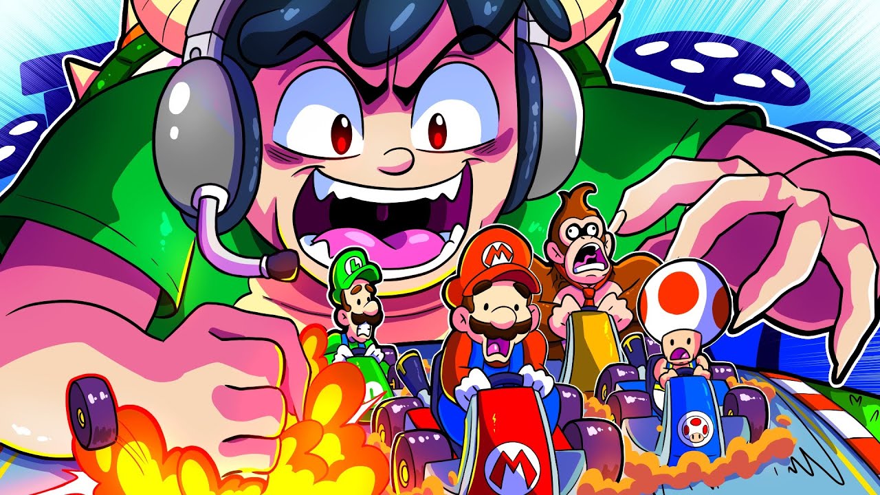 Mario Kart but I destroy new players