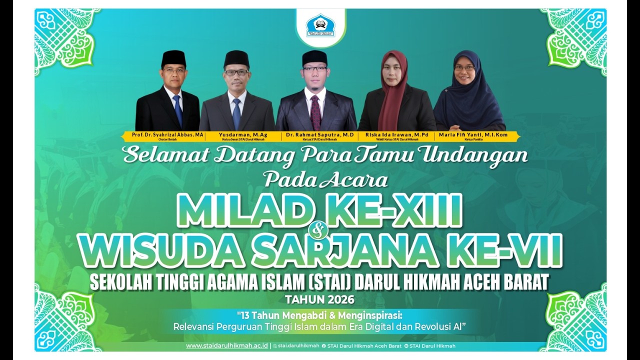 Theme Song Milad dan Wisuda Sarjana STAI Darul Hikmah 2026