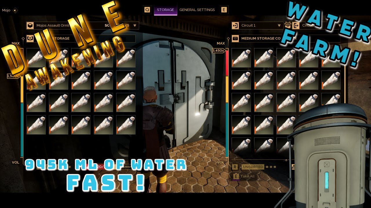 Dune Awakening | Most Efficient Water Farm Location In The Game! - Advanced Deathstill And Bodies