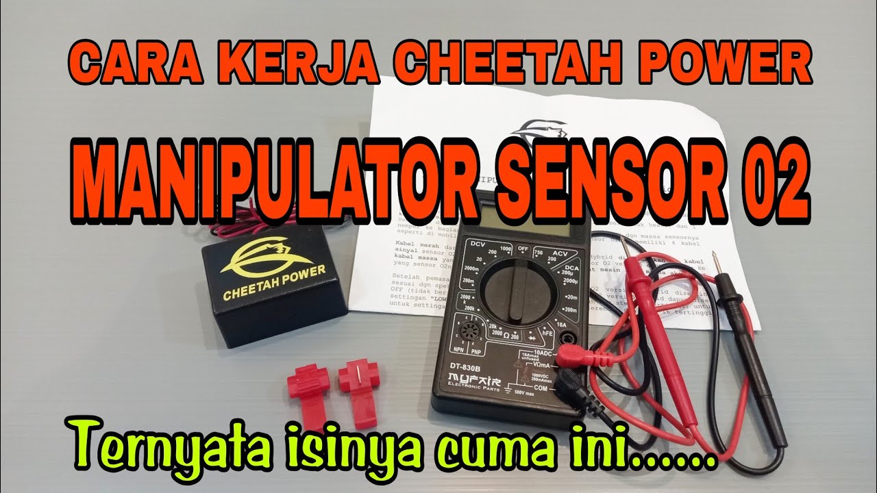 Ternyata isinya cuma ini Cheetah Power Manipulator Sensor O2