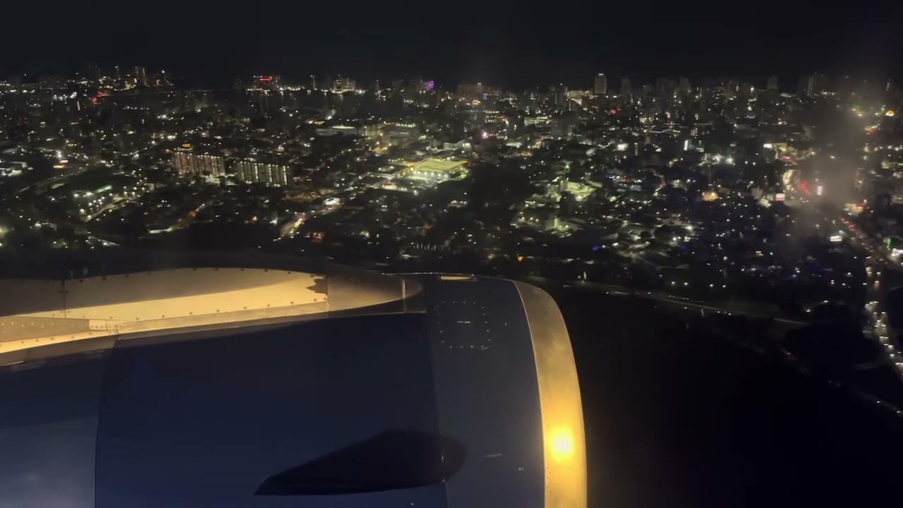 Night landing at San Juan Puerto Rico