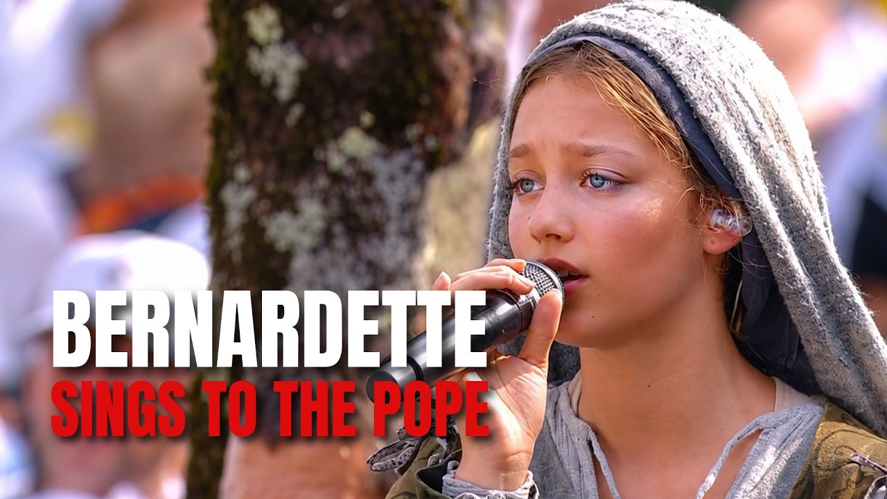 The Bernadette Who Sang Before The Pope in Lourdes - VIDEO