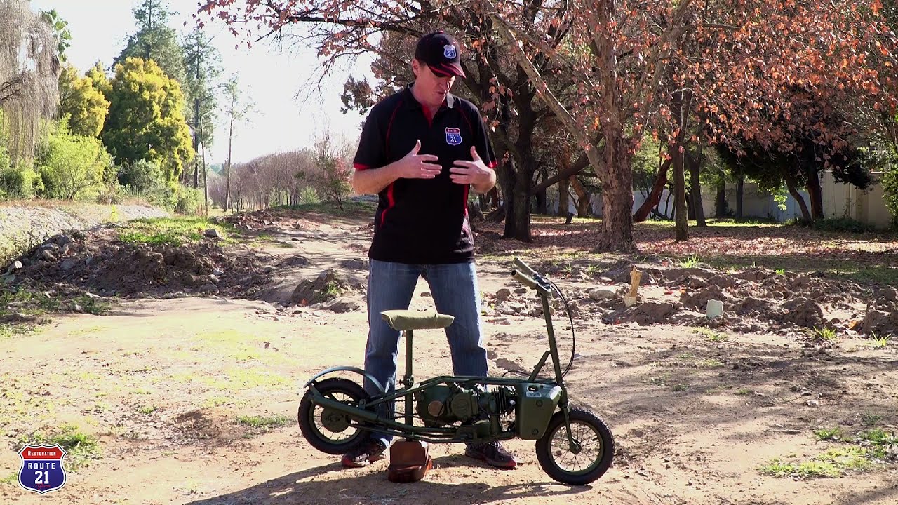 Restoration of WWII British Paratrooper Welbike Part 2