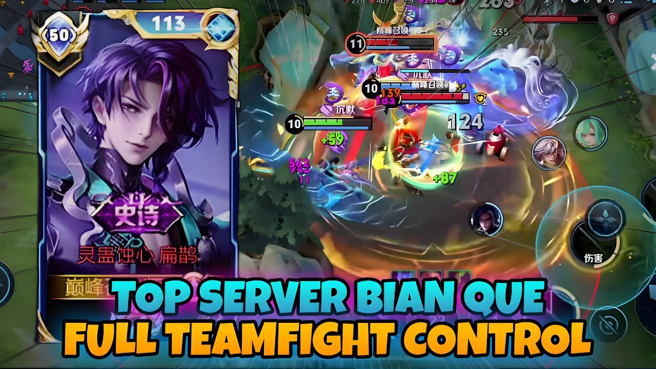 100% TEAMFIGHT PARTICIPATION?! 🔥 TOP CN BIAN QUE MASTERCLASS | HEAL & DAMAGE IMPACT | HONOR OF KINGS