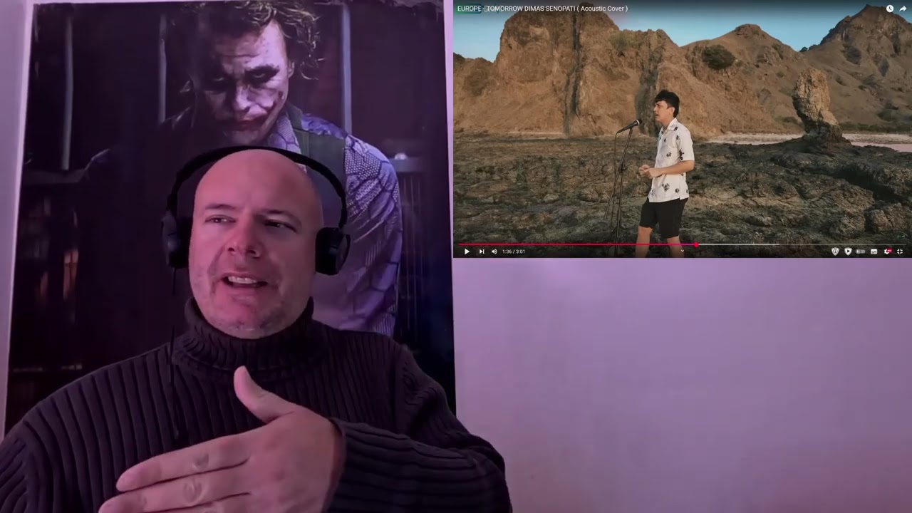 Singer reacts to Indonesian Singer  DIMAS SENOPATI ( Acoustic Cover ) Tomorrow
