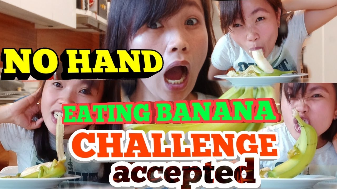 NO HAND EATING BANANA CHALLENGE || ACCEPTED | NAKAPASA BA? || Charie mae Isit