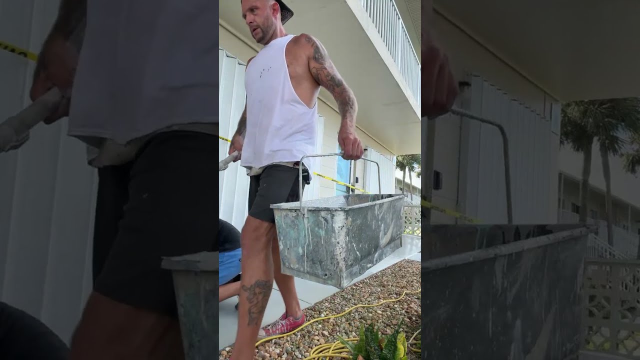 Deck  coating installation on  8 building 