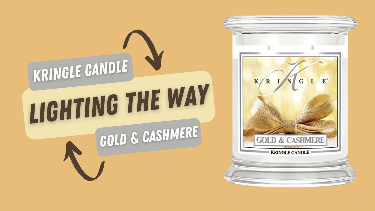 🔥 Освещая путь | Обзор свечи в банке среднего размера Gold & Cashmere от Kringle Candle