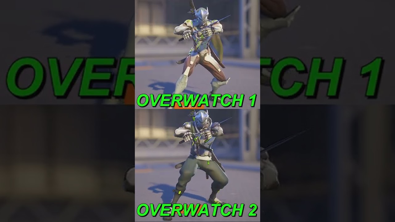 Overwatch 1 VS Overwatch 2 #shorts