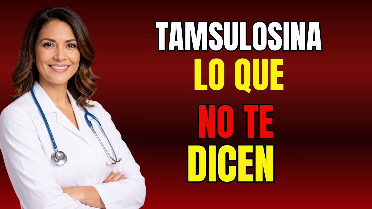 Tamsulosina: lo que NADIE te explica antes de tomarla