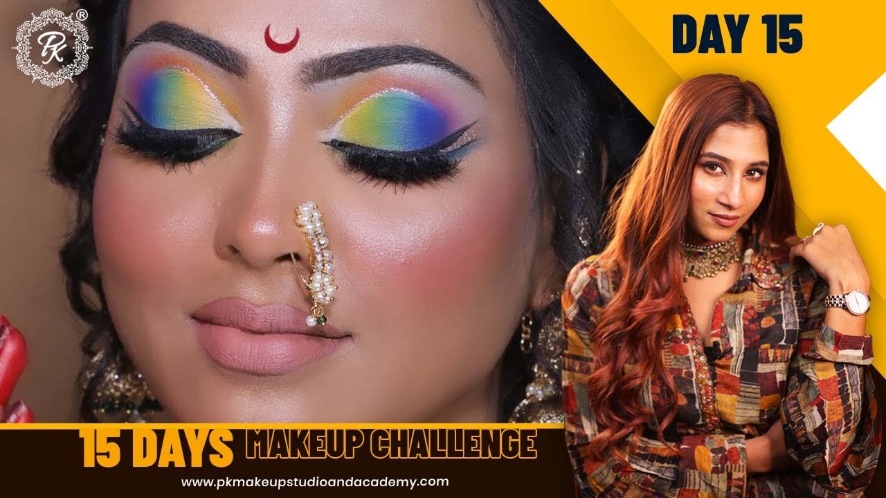 DAY 15 | 15 Days Makeup Challenge | Online Class | Makeup Tutorial for Dark Skin | @pkmakeupstudio