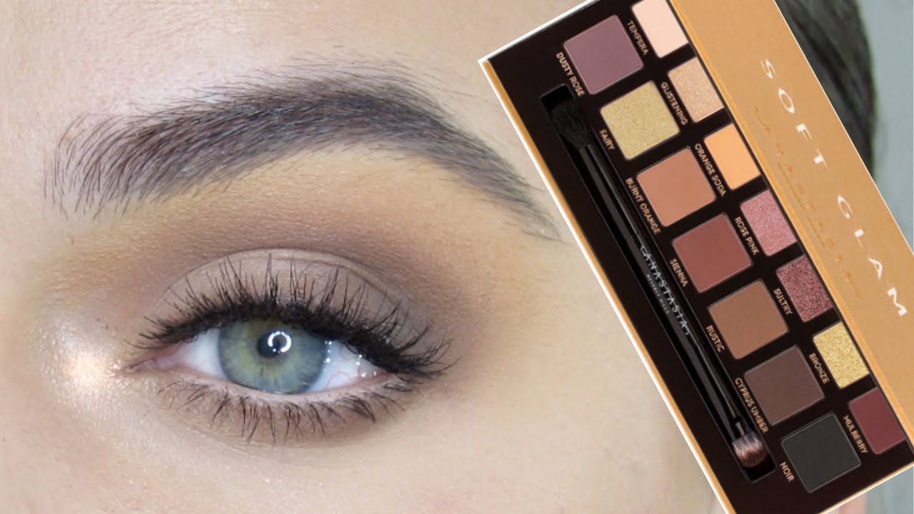 ABH SOFT GLAM PALETTE, Everyday Eye look!! TUTORIAL!