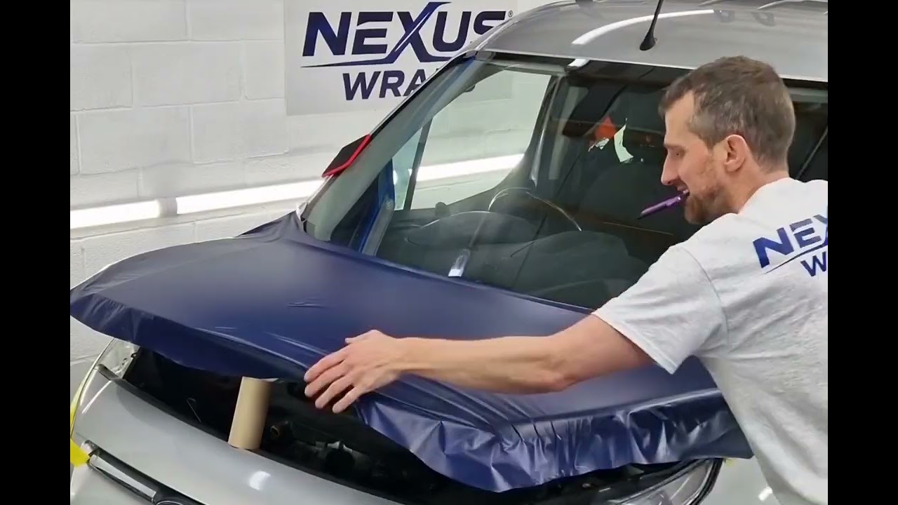 Bonnet Wrap Ford Connect Matt DK Blue.