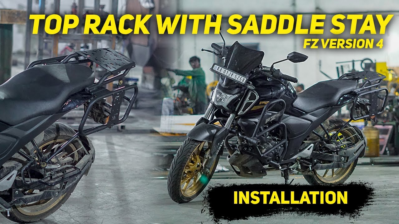Fz v4 Toprack with Saddle Stay | Installation Guide | HT Exhaust