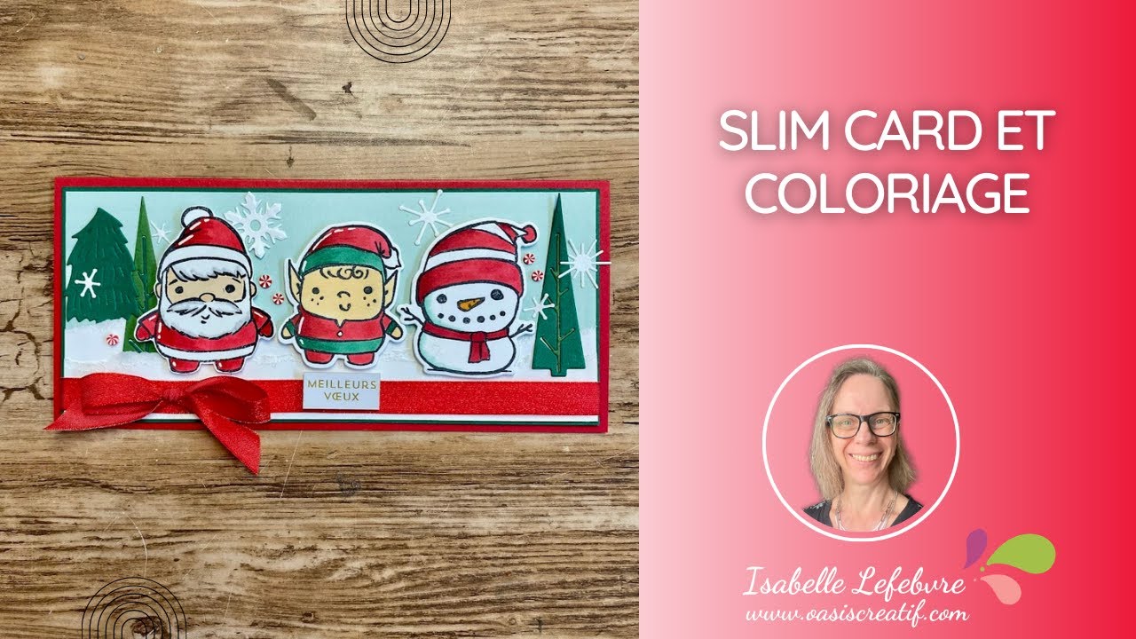 Slim card et coloriage