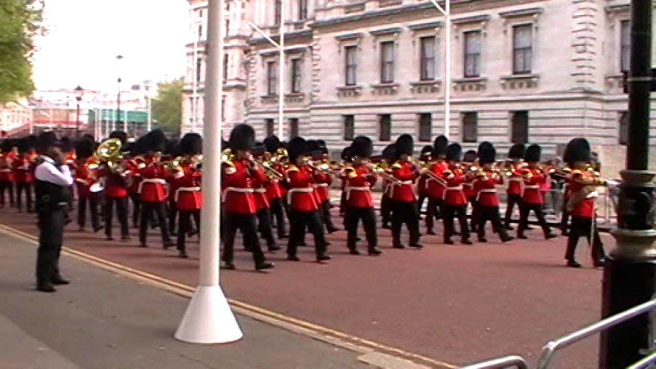 Trooping the Colour rehearsal May 2016 - March off