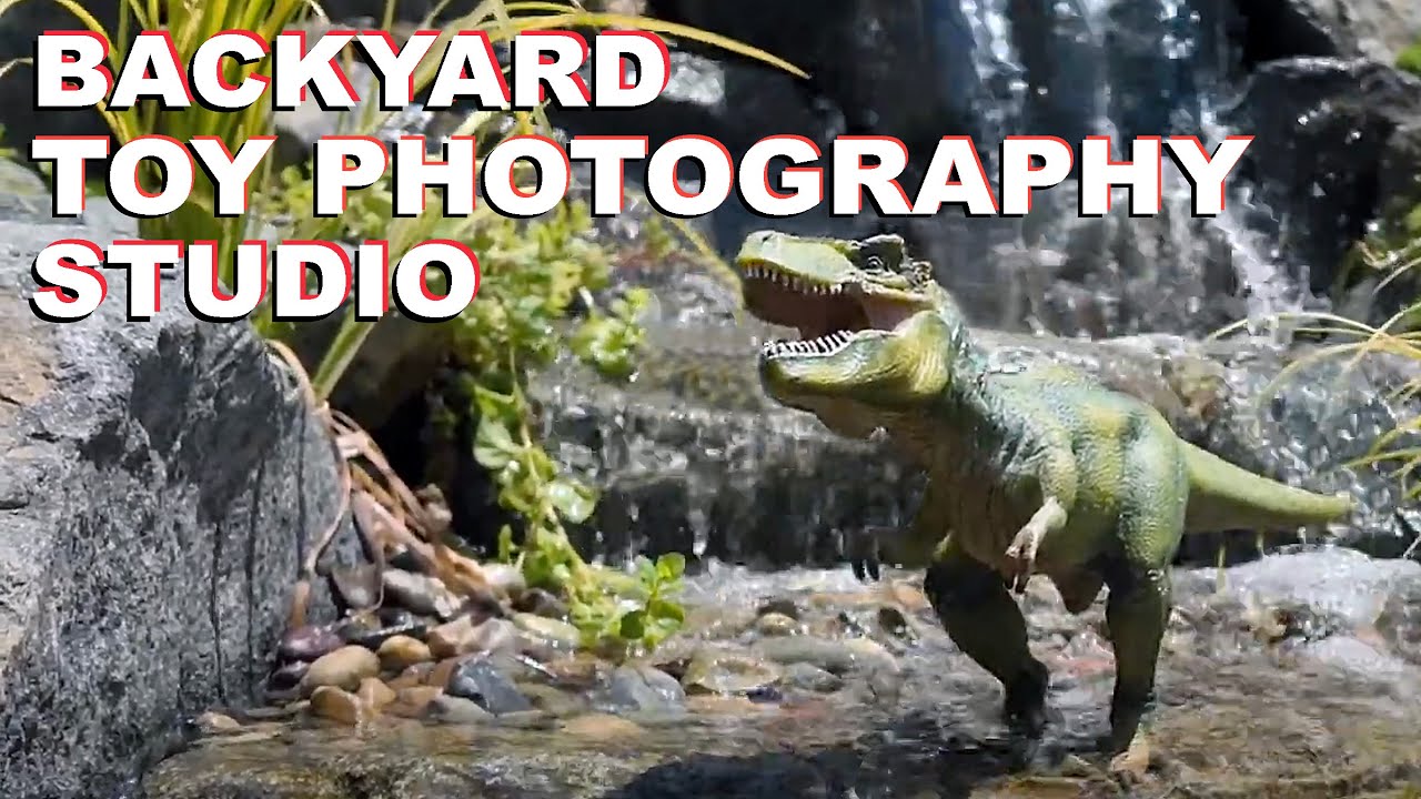 Backyard Toy Photography Studio Reveal | Epic Waterfall and Stream Build!