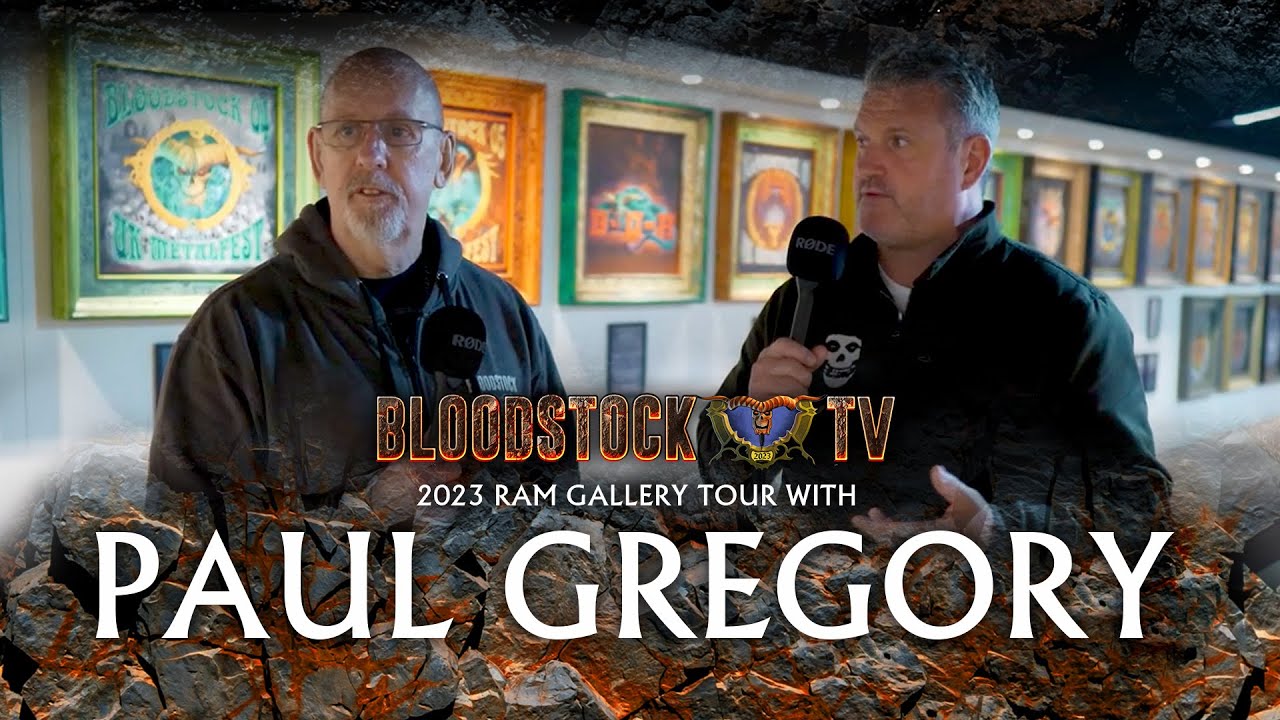 BLOODSTOCK FOUNDER, PAUL GREGORY GIVES A TOUR OF 2023 RAM GALLERY.