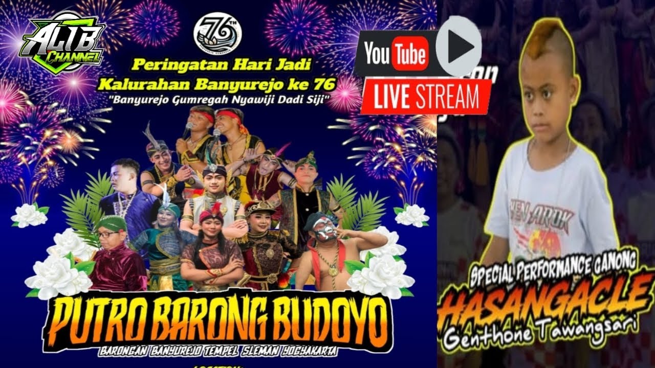 🛑#Live PUTRO BARONG BUDOYO ❌ SPECIAL HASAN GACLE LOKASI LAPANGAN BANYUREJO TEMPEL SLEMAN