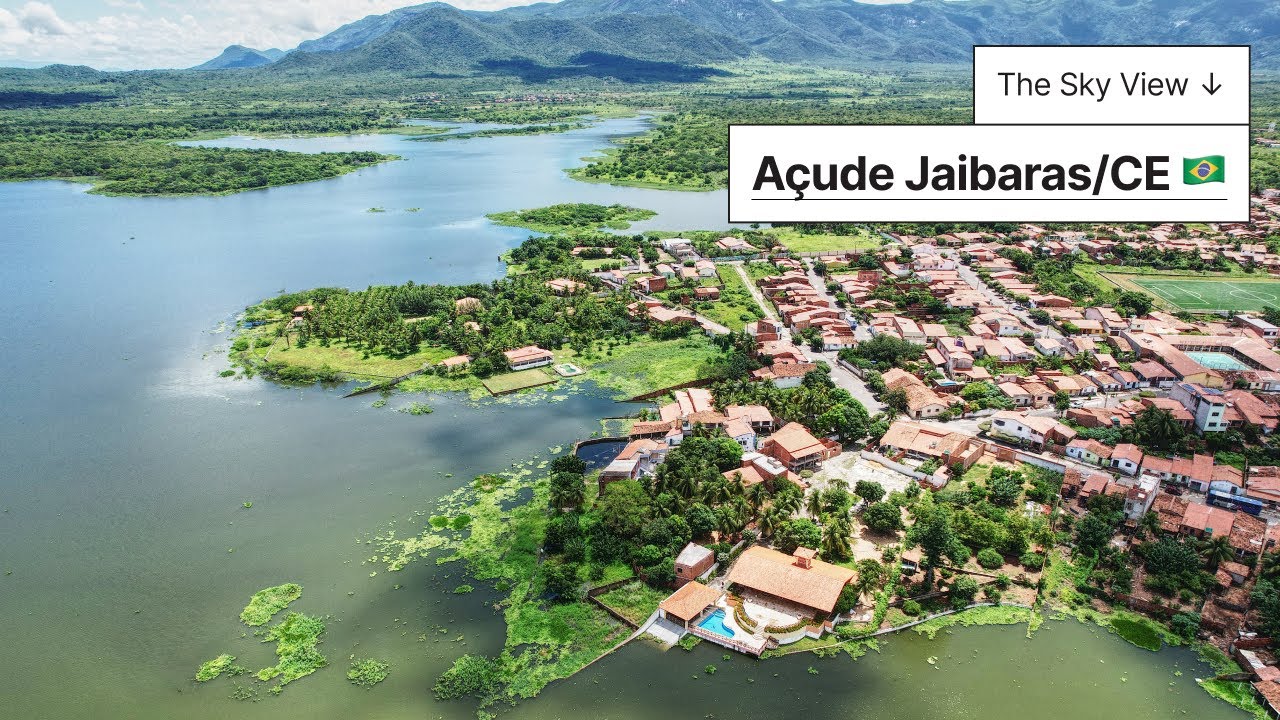 Jaibaras, Sobral/CE - O Açude de Jaibaras Filmado com Drone 4K  🇧🇷