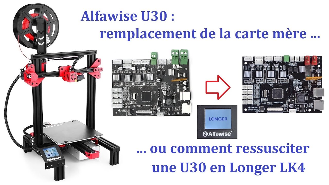 Alfawise U30 : remplacement de la carte mère, ou comment ressusciter une U30 en LK4