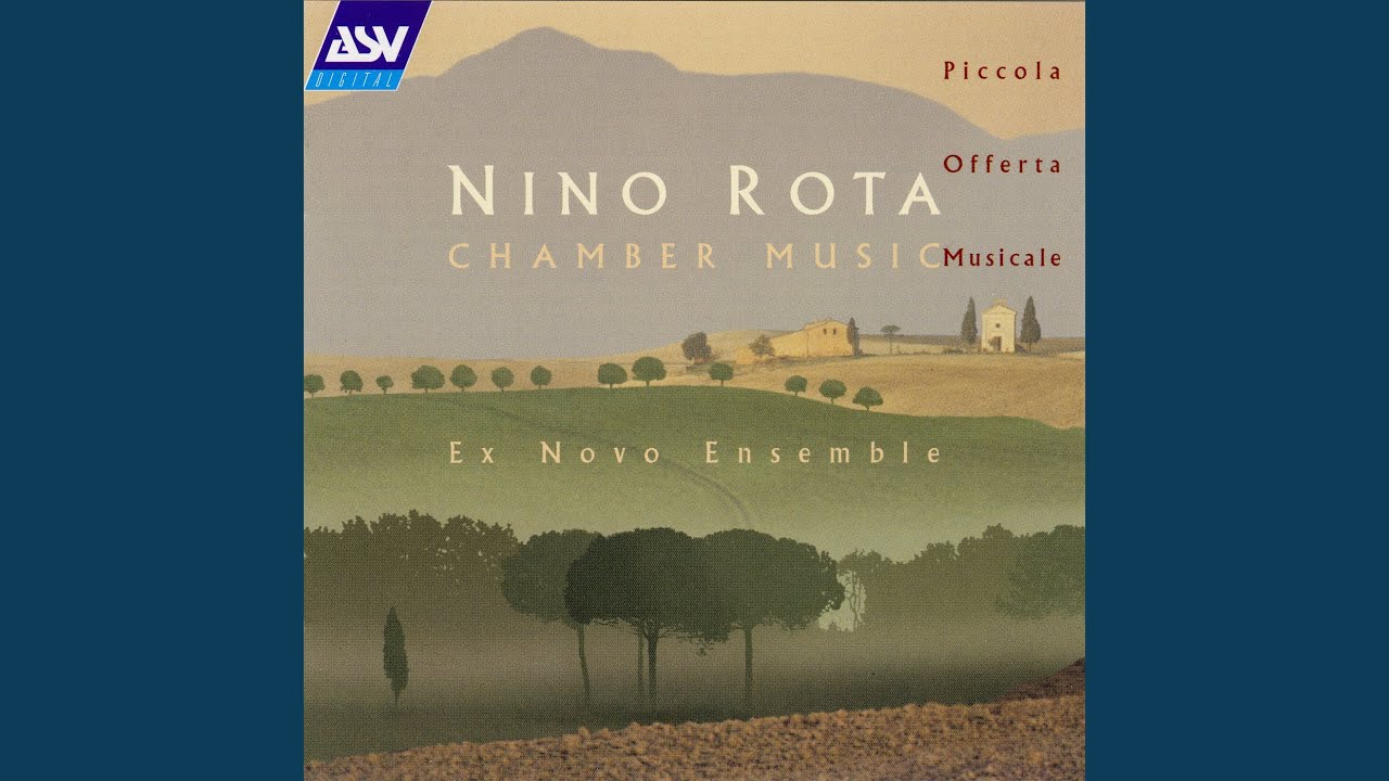 Rota: Quintet for Flute, Oboe, Viola, Cello & Harp: II. Adagio