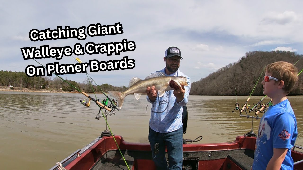 Catching Giants on Planer Boards | Crappie | Walleye