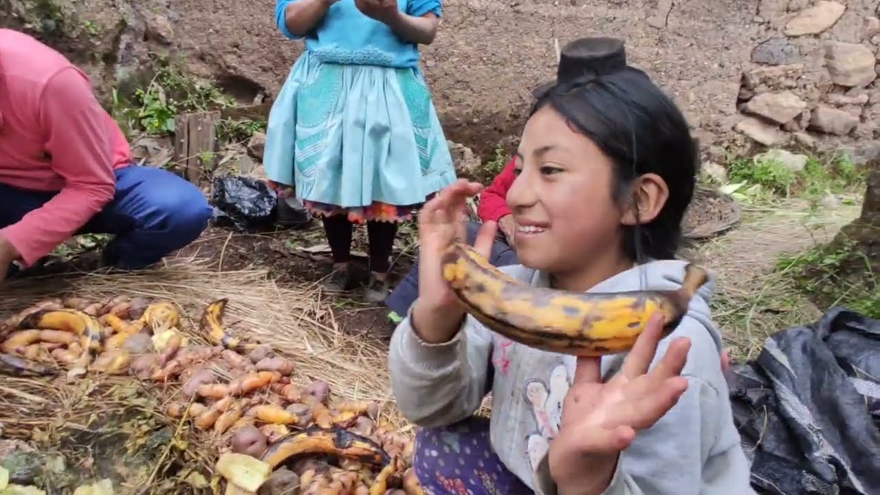 pachamanca a la tierra , estilo huancavelica Perú!    #pachamanca #huancavelica #peru
