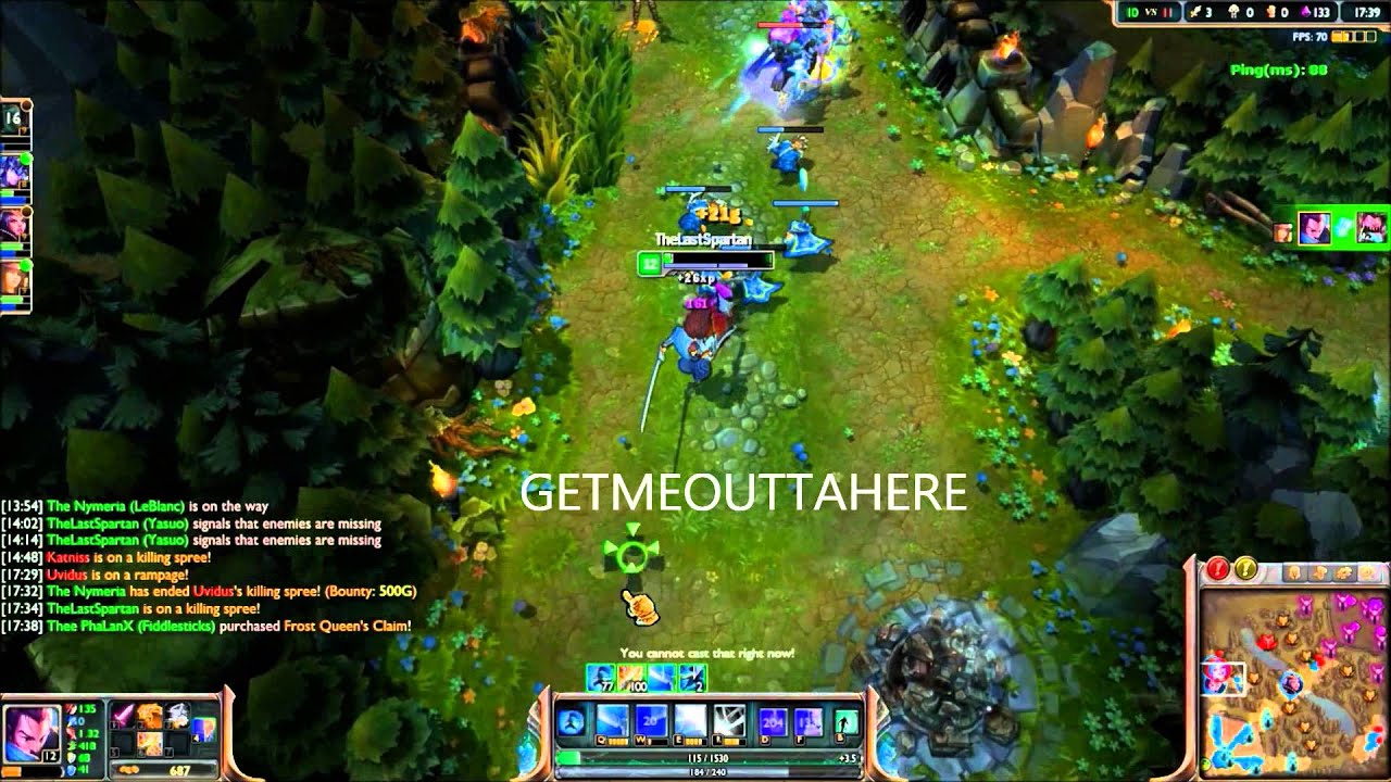 Yasuo Blocking Jinx Ult