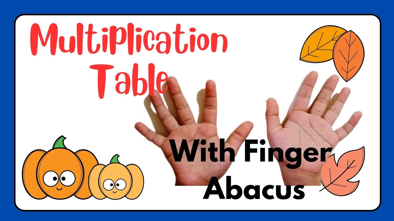 Magical Finger Trick to learn Multiplication Table Faster #abacusforkids  #fingerabacus