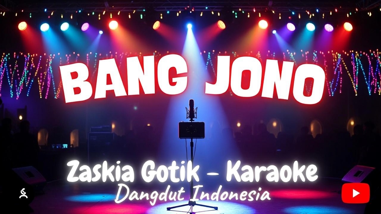 Karaoke Bang Jono – Zaskia Gotik | Lirik + Karaoke Jernih Enak Buat Joget By SquidNT