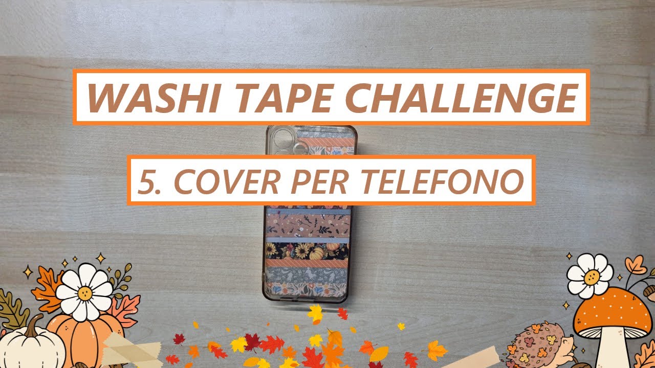 Cover personalizzate con washitape!  - WTC5
