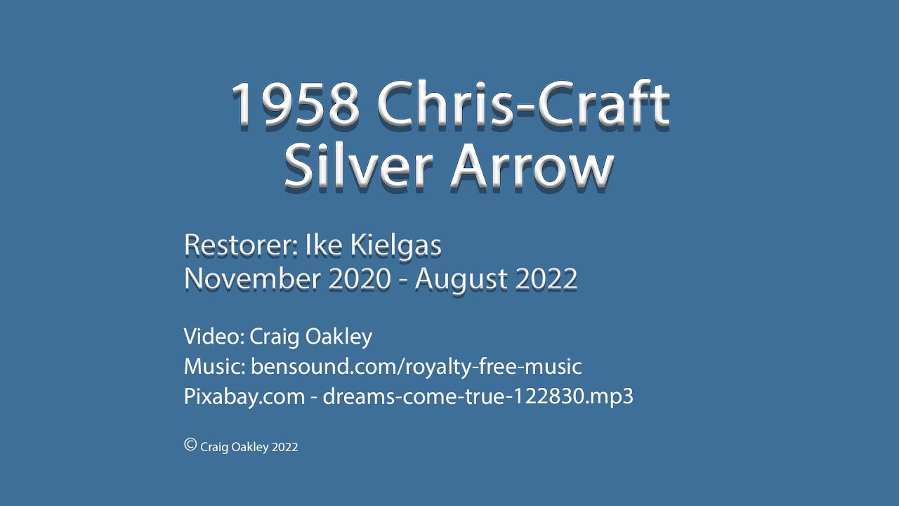 1958 Silver Arrow Restoration