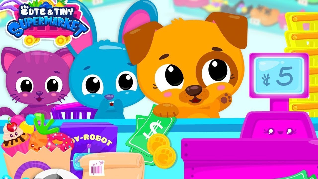 Fun Baby Care Kids Games - Cute & Tiny Supermarket - Play And Learn Supermarket Shopping With Mom