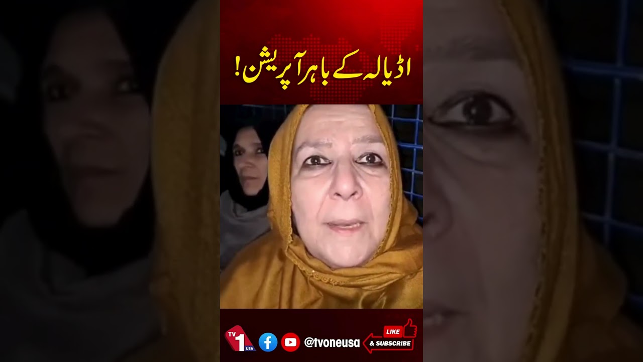 Operation outside Adyala, clashes reported between police and PTI workers #tvoneusa #pti #imrankhan