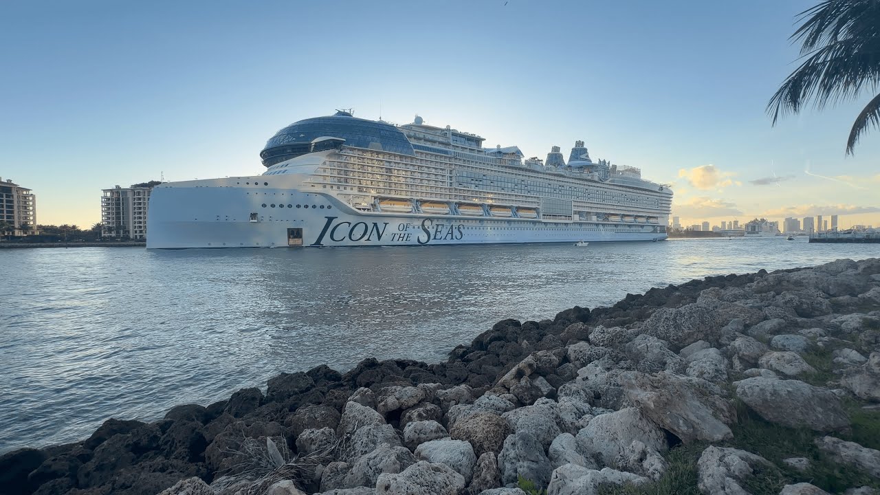 🔴 LIVE: Port Miami 6 Cruise Ships Sail Away 🚢 Icon of the Seas, NCL Encore & Resilient Lady and more