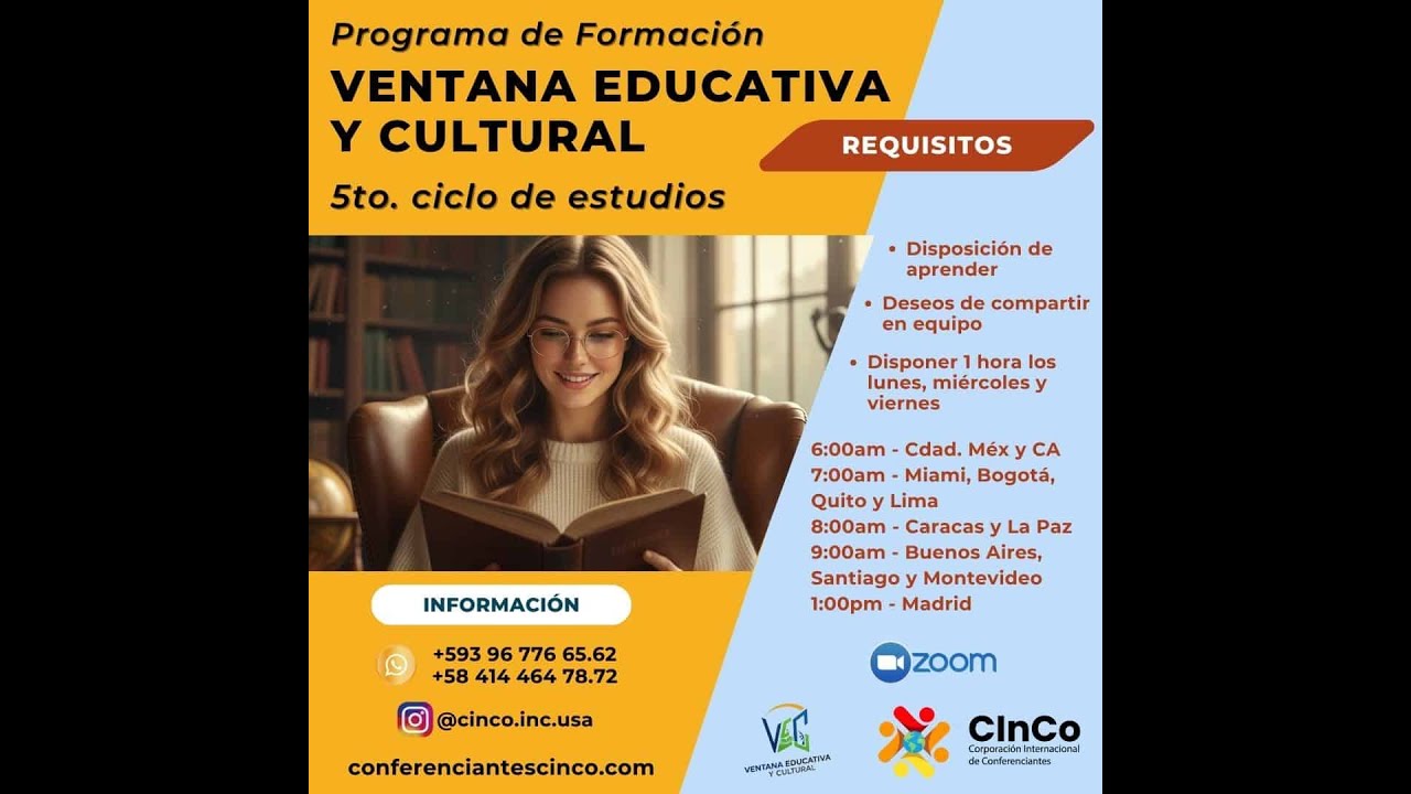 CICLO N° 5 - GRABACIÓN VENTANA EDUCATIVA Y CULTURAL. VEC 24 Nov 2025