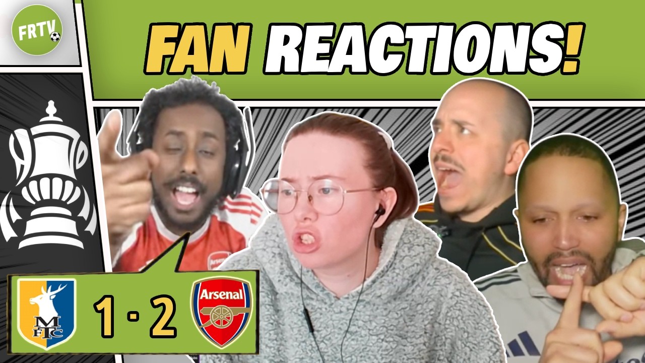 Arsenal Hater STUNNED & Fans LOSING IT Reactions to Mansfield 1-2 Arsenal