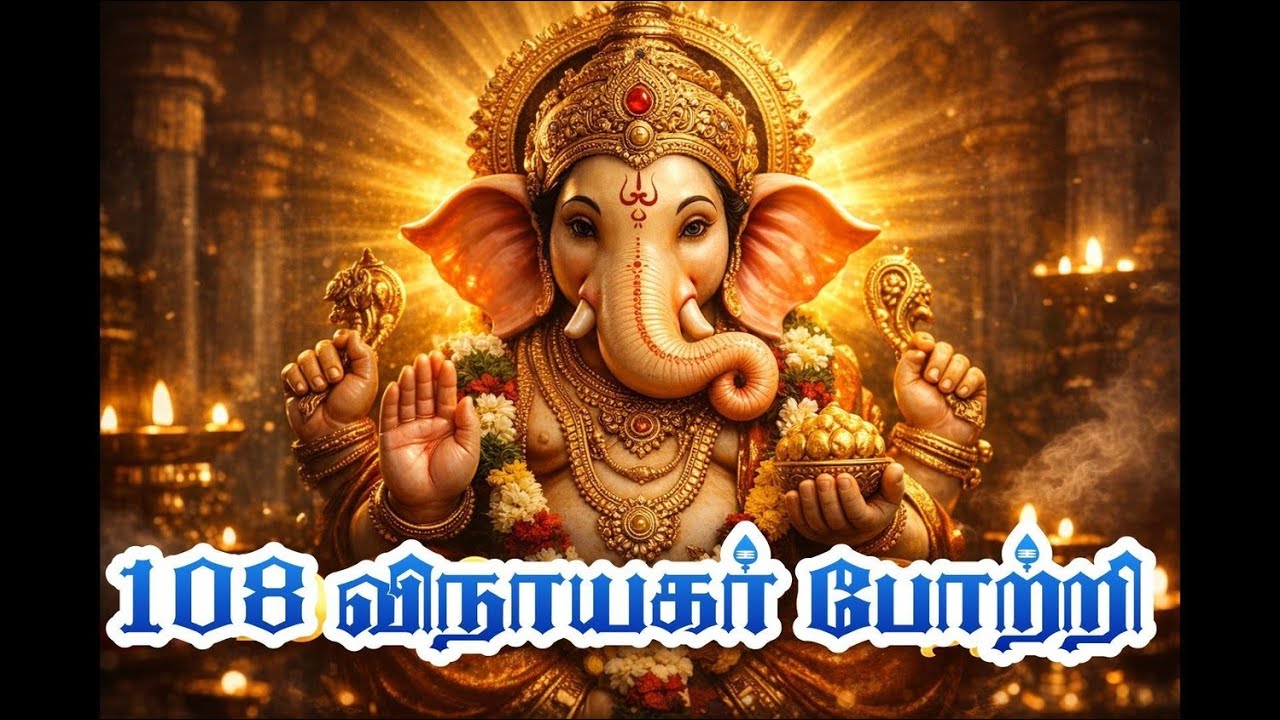 108 விநாயகர் போற்றி | Ganapathi Potri | Peaceful Devotional Song