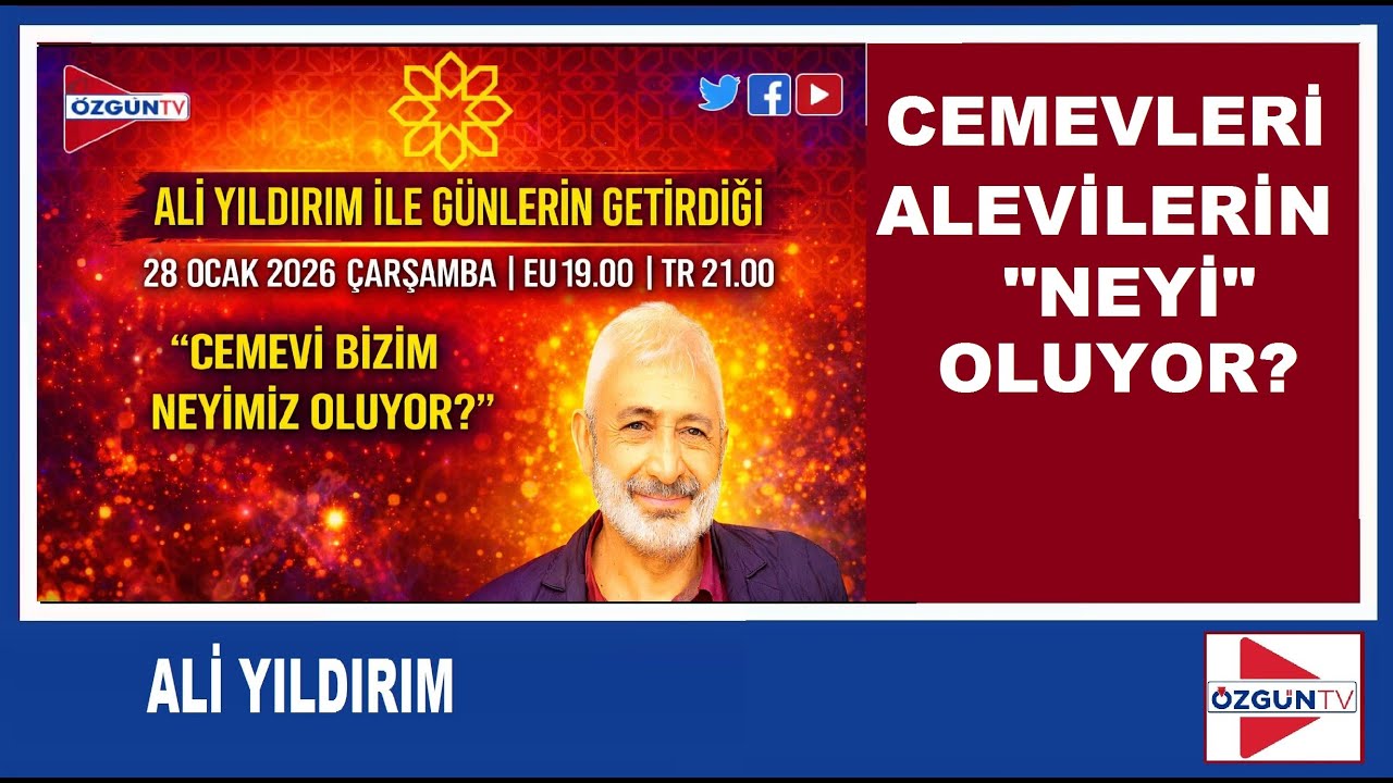 CEMEVLERİ ALEVİLERİN  NEYİ  OLUYOR ALİ YILDIRIM